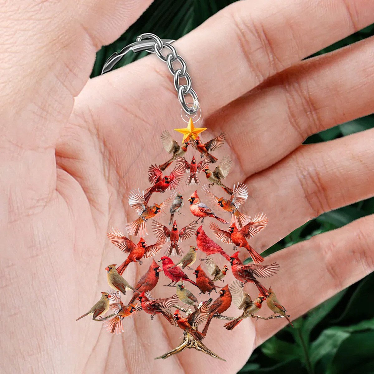 Cardinal Acrylic Keychain - Perfect Gift For Cardinal Lovers - Image 4