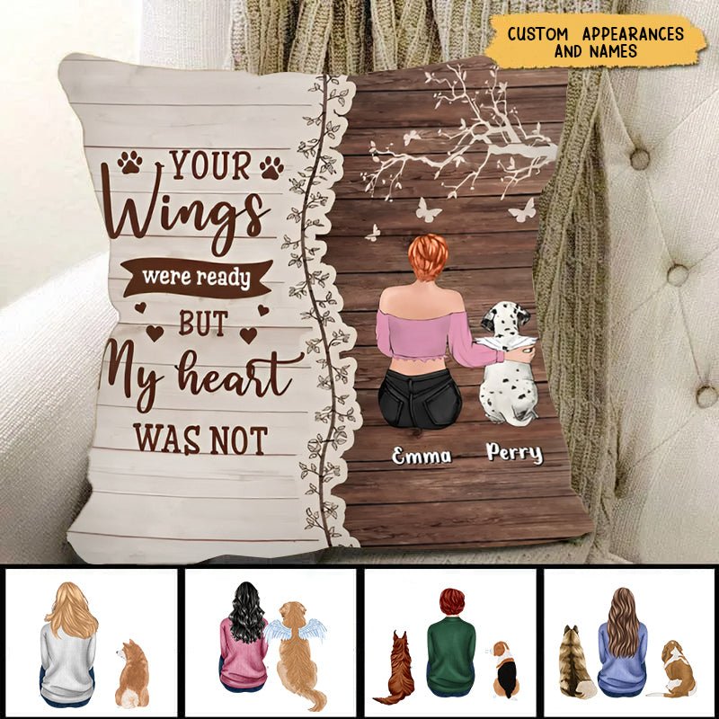 Personalized Memorial Pet Pillow Cover -Memorial Gift Idea for Dog Owners - Image 2