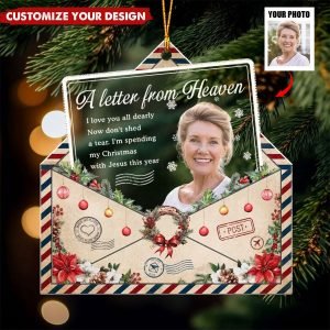 Custom Photo Memories Are The Treasures That Stay Forever - Memorial Personalized Acrylic Ornament