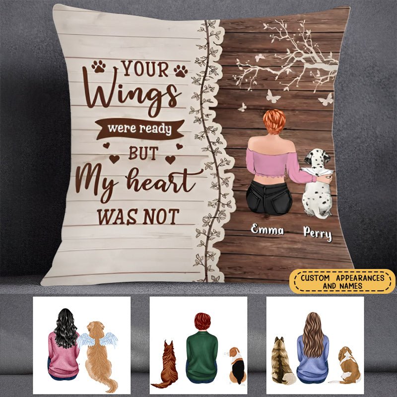 Personalized Memorial Pet Pillow Cover -Memorial Gift Idea for Dog Owners - Image 3