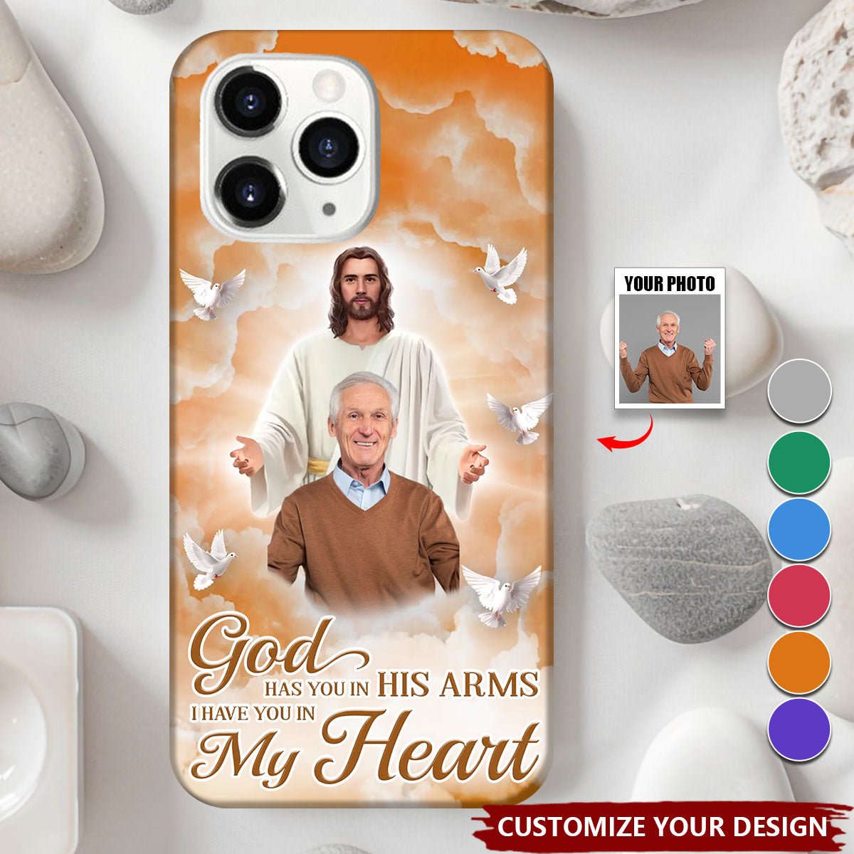 Custom Photo Beautiful As A Bright Shining Star - Memorial Personalized Clear Phone Case - Image 3