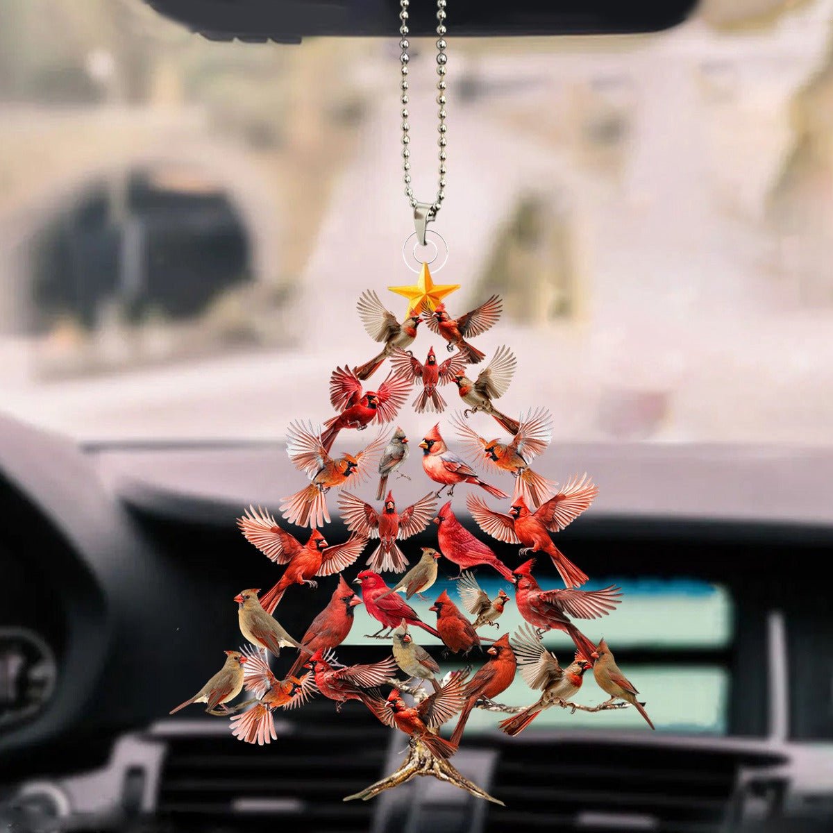 Cardinal Car Ornament - Perfect Gift For Cardinal Lovers - Image 2