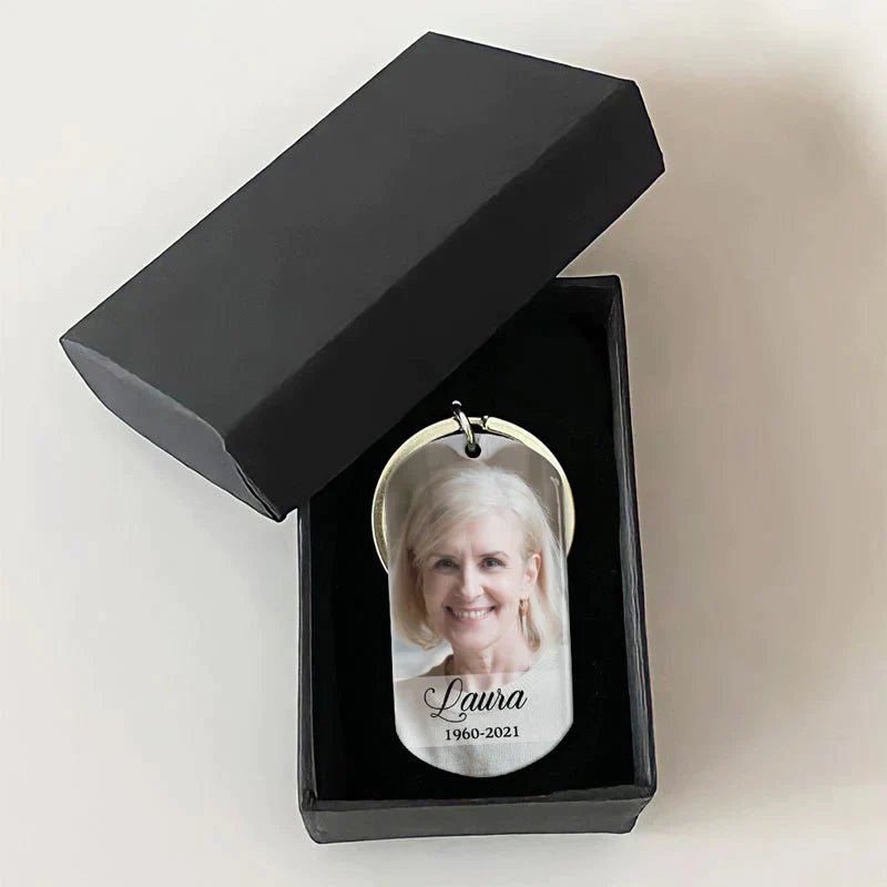 Until We Meet Again, Personalized Keychain, Memorial Gifts, Custom Photo - Image 3