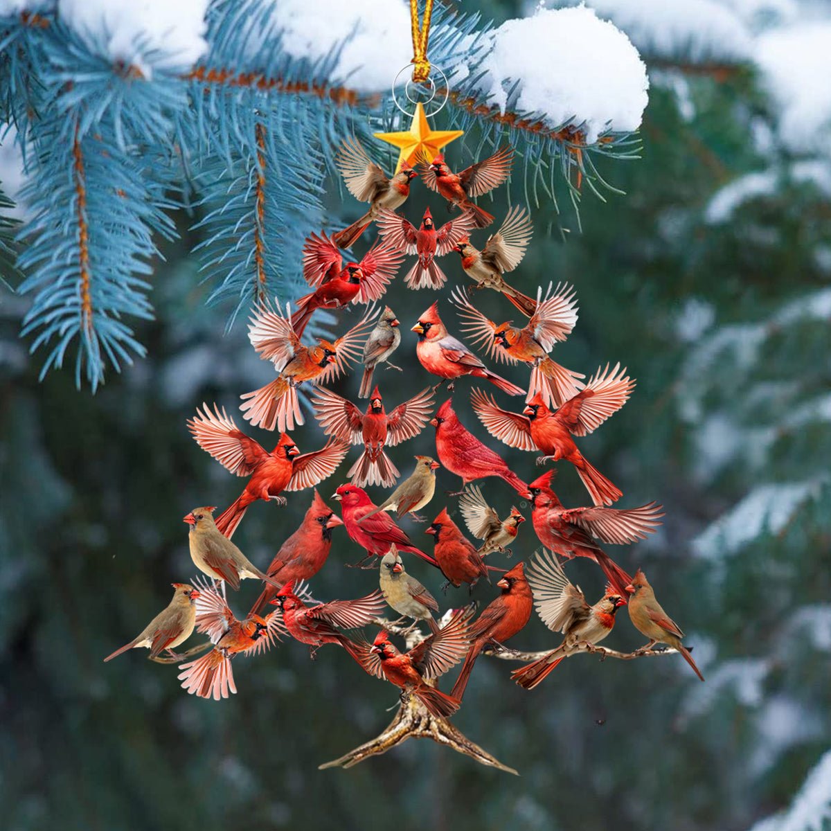 Cardinal Christmas Ornament - Perfect Gift For Cardinal Lovers - Image 3